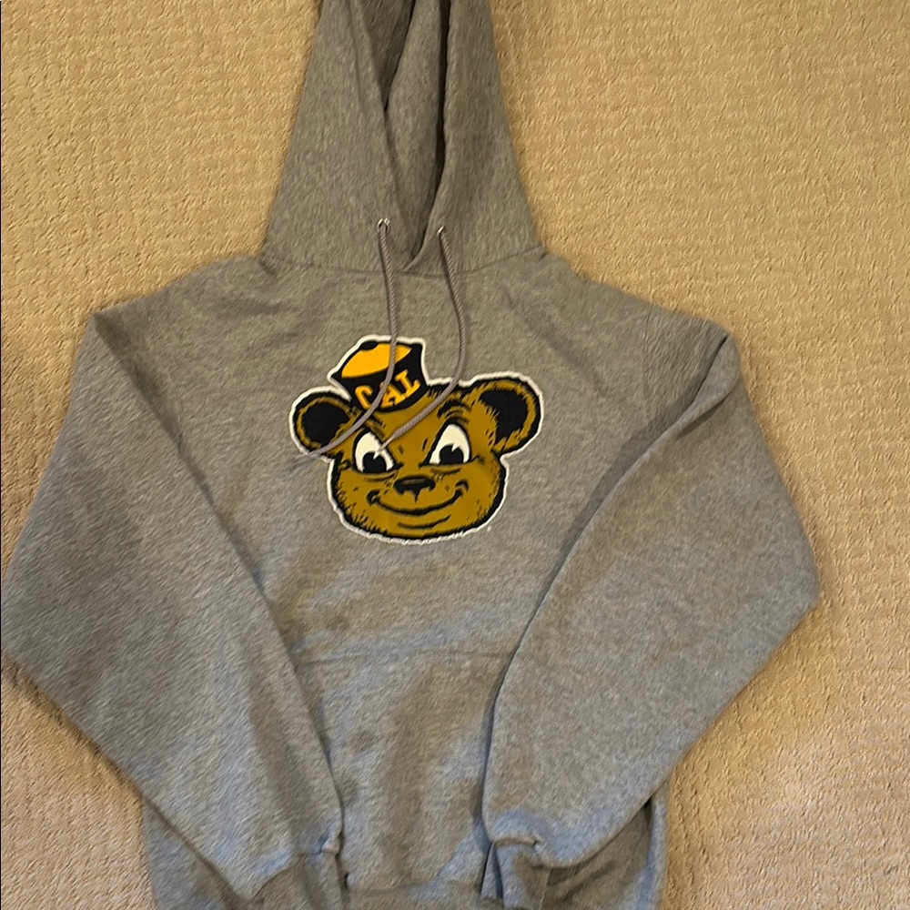 CAL merch store hoodie with bear on it